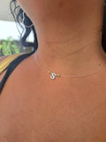 Invisible Initial Necklace