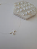 Invisible Initial Necklace